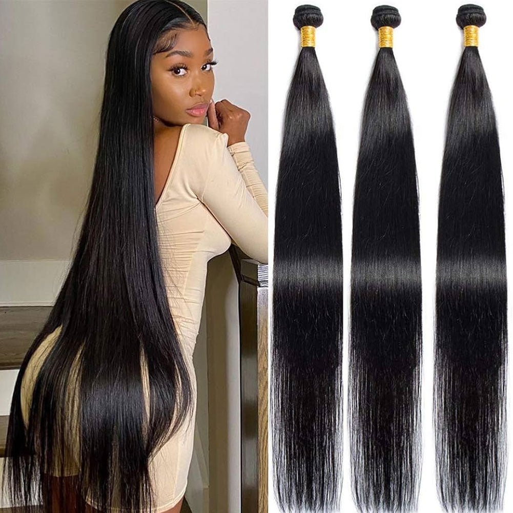 Brazilian Long and Straight Human Hair Weaves Remy Human Hair - Perismoda Hair